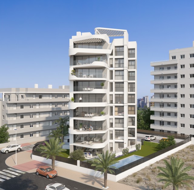 Exclusief nieuwbouwproject in Guardamar del Segura, op slechts 600 meter van het strand, sommige met uitzicht op zee, Costa Blanca Zuid, Alicante.