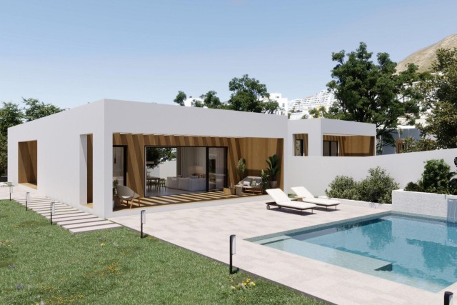 Vrijstaande villa met privé zwembad in Finestrat, Costa Blanca Noord, Alicante Valencia Spanje te koop