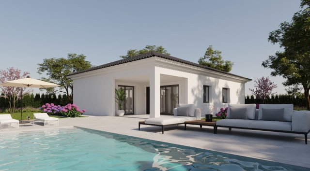 Country Villa met privé zwembad in la Romana,  Costa Blanca Noord, Alicante Spanje.