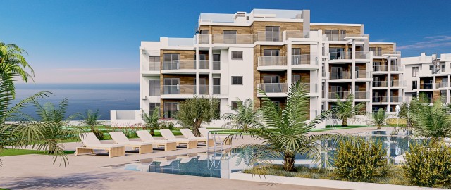 APPARTEMENTEN OP DE EERSTE LIJN VAN HET STRAND EN UITZICHT OP ZEE, nieuwe woonwijk in Denia, Costa Blanca Noord, Spanje te koop