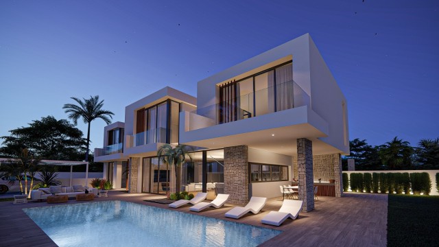 Zeezicht Luxe villa met zwembad in Albir, Costa Blanca Noord, Alicante , Valencia Spanje te koop