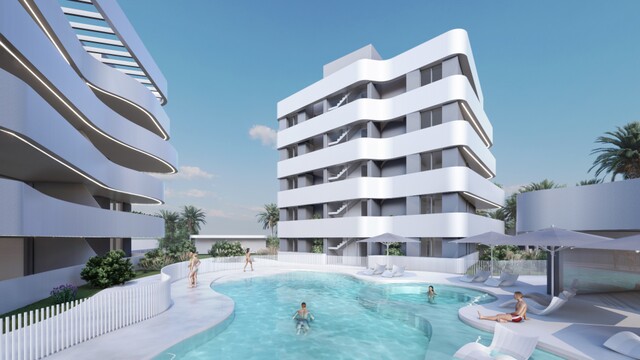 Appartementen met uitzicht op de lagune La Mata in Guardamar del Segura met gemeenschappelijk zwembad, SPA en een onovertroffen locatie dicht bij alles, Costa Blanca zuid Spanje