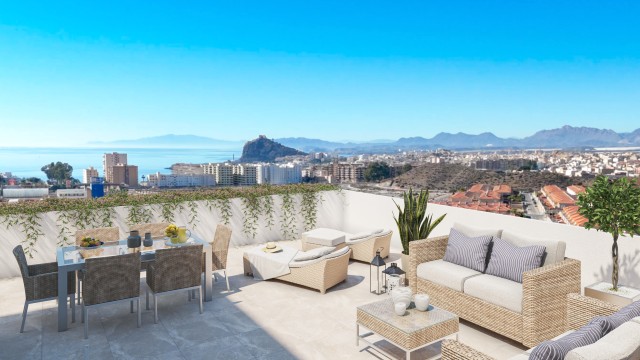 Één van onze favorieten Nieuw Grote APPARTEMENTEN MET ZEEZICHT EN VRIJSTAANDE VILLAS resort, in Aguilas, Costa Calida, Murcia, Spanje te koop.