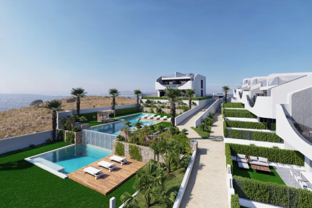 INVESTEERDERS NIET MISSEN*****Nieuw Privé Residentie met Spectaculair Uitzicht OP HET ROZE MEER EN DE ZEE in San Miguel de Salinas, Costa Blanca Zuid, Alicante, Spanje.