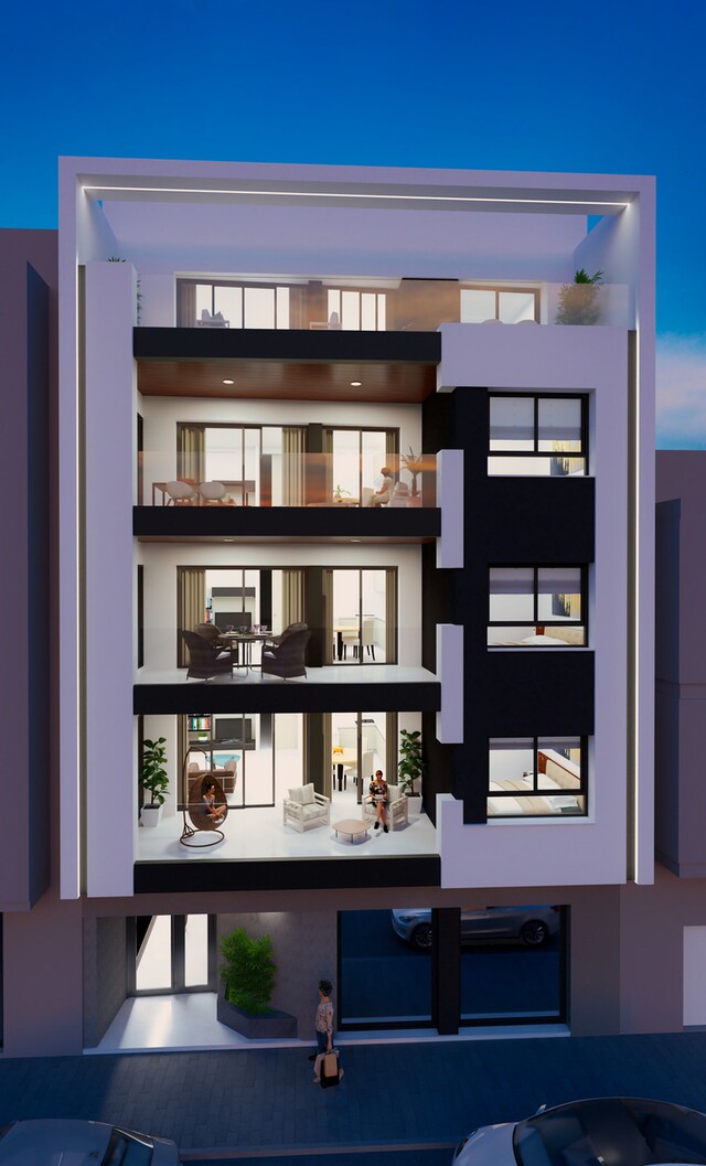 Exclusieve Nieuwbouwappartementen met Uitzicht op de Haven en de Zee in Torrevieja, Costa Blanca Zuid, Alicante, Spanje.