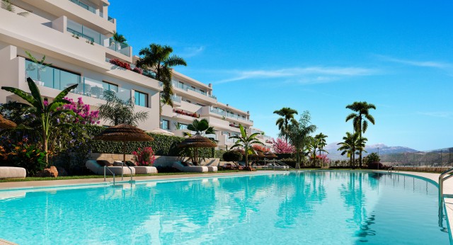 COSTA DEL SOL Luxe Appartementen en Penthuizen te koop met prachtig uitzicht op zee in Finca Cortesin, Casares, Malaga, Spanje.