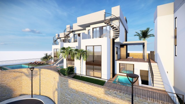 Villa with private pool, La Finca Golf Resort, Algorfa, Zuidelijke Costa Blanca, Alicante, Spanje.